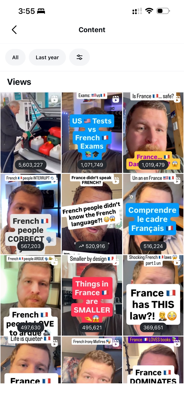 Instagram analytics showing the strongest Refound Abroad reel